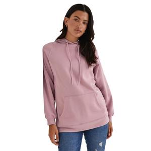 Nueva moda de mujer Heavyweight 100% algodón Fleece Pullover Hoodie Winter Casual Wear con Logo mangas largas y cuello con capucha - Product Image 1