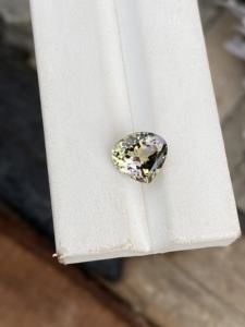 100% pierre précieuse en forme de coeur de couleur biologique de tanzanite naturelle de bonne qualité, tanzanite naturelle de zoisite 3.22 carat pour la fabrication de bijoux - Product Image 6