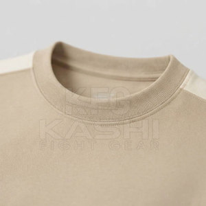 T-shirt homme en coton surdimensionné à épaules tombantes, manches courtes, style décontracté, streetwear et usage quotidien, très tendance - Product Image 3