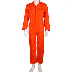 Traje de trabajo de seguridad de algodón 100% FR para hombre, mono, cinta reflectante ignífuga, transpirable, impermeable, para trabajo peligroso - Product Image 4