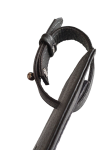 Etiqueta de equipaje de cuero real gris de alta calidad Cuero de PU duradero para uso en hoteles - Product Image 2