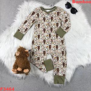 クリスマスパジャマRTSウエスタンRTSバンブージッピーブティックベビー服ロンパースレッド - Product Image 2