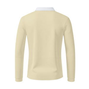 Chemises polo pour hommes de haute qualité, imprimées, respirantes, manches longues, designs personnalisés, logo brodé, chemise polo gothique imprimée - Product Image 4