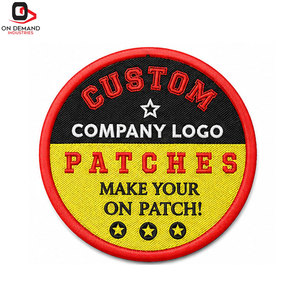Custom Logo Premium Custom Garment Patches Featuring Durable <b>Embroidery</b> Premium <b>Materials</b> For Good Sale - Product Image 1