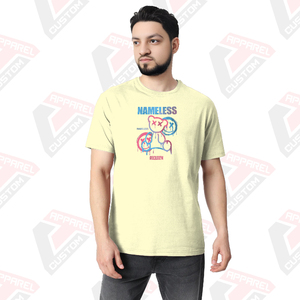 เสื้อยืดผ้าลูกฟูกสำหรับผู้ชายผ้าเดนิมผ้าลูกฟูกที่เป็นมิตรต่อสิ่งแวดล้อมนุ่มและสบายเป็นพิเศษสำหรับฤดูร้อน - Product Image 1