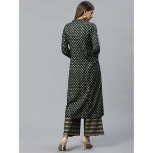 ชุดเสื้อและพาลาซโซสำหรับผู้หญิงชุดเสื้อผ้าสวมใส่สบายมีสไตล์ - Product Image 1