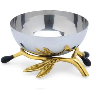 Bol à fruits Antique en laiton de taille différente support de conception d'oiseau pour la maison et la décoration de table Fruits pour bol en acier - Product Image 6