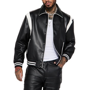 Chaqueta de Cuero para Hombre Más Vendida, Logotipo Personalizado, Precio de Fábrica al por Mayor, Ropa de Invierno Larga, Chaqueta de Cuero para Hombre 2026 - Product Image 1