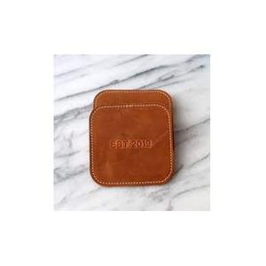 ที่รองแก้วหนังดีไซน์ทันสมัย งานแฮนด์เมด ขายส่ง สำหรับใช้ในบ้าน ห้องครัว โต๊ะอาหาร รองแก้วชา - Product Image 4