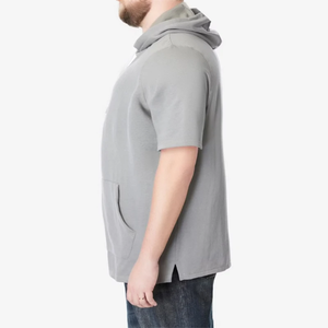 Gilet de sport d'été décontracté pour hommes Pull à capuche en tricot noir personnalisé Lettre brodée en 3D en polyester/coton - Product Image 5