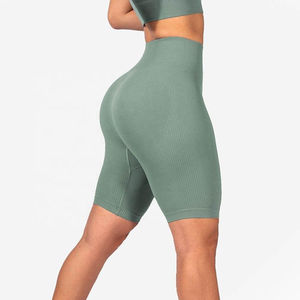 100% algodón puro artículo de tendencia conjuntos de mujer chándal conjunto de dos piezas pantalones cortos Jogger Crop Top ropa de mujer MOQ bajo - Product Image 4