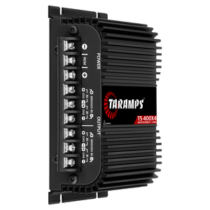 Taramps TS 400x4 Black <b>with</b> Automatic High Level Input 400 Watts RMS 2 Ohms 4 Channels Full Range Car Audio <b>Amplifier</b> System - Product Image 3