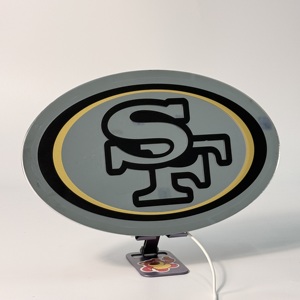 Personalizzabile San Francisco 49ers LED Infinity Logo luce 3D acrilico Display collana per sport e intrattenimento - Product Image 4