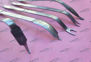 Ensemble de 5 rétracteurs antérieurs pour arthroplastie de la hanche Total Hip Das/Seng - Product Image 4