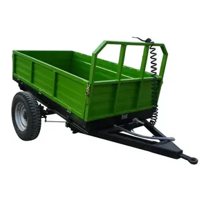 Proveedor usado de remolque agrícola de un solo eje, remolque de volteo agrícola para agricultura - Product Image 2
