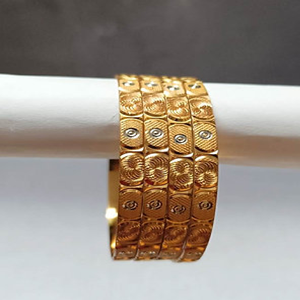 Brazaletes de joyería de mano para mujer de alta calidad, brazalete de moda de hueso de latón hecho en India, pulseras de joyería de moda, precio de fábrica - Product Image 3