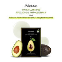 Masque Ampoule JMSOLUTION WATER LUMINOUS AVOCADO OIL PLUS, produit coréen de soin de la peau très vendu, vente en gros, 1 unité = 10 pièces