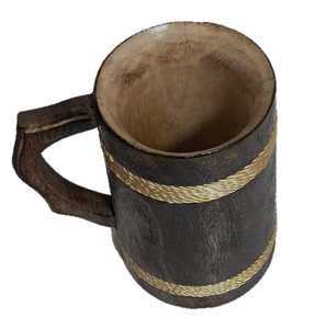 Tasse à thé en bois de bambou de 100 ml, style écologique et design campagnard, idéale pour les cadeaux d'affaires - Product Image 1