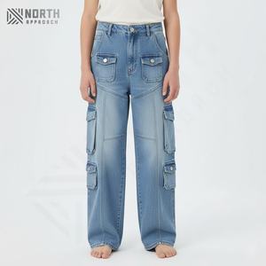 Nuevos Jeans de Mezclilla Personalizados de Alta Calidad para Hombre, Primavera-Otoño, Estilo Casual Recto con Lavado Claro Desgastado, 2025 - Product Image 3