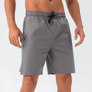 2024 séchage rapide entraînement Jogging Gym Nylon Shorts hommes Fitness Sport taille élastique solide hommes court athlétique hommes Shorts de course - Product Image 2