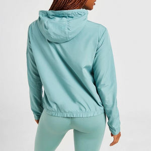 Manufacture Sample Custom Waterproof <b>Women</b> Windcheater <b>Jacket</b> High Quality Full Zip Track <b>Windbreaker</b> <b>Jacket</b> <b>Womens</b> - Product Image 4