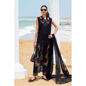 Women's Regular Fitting Embroidered 3pcs Formal Party <b>Dress</b> Indian Pakistani Salwar Kameez with Dupatta - Product Image 5