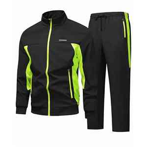 Survêtements d'hiver décontractés à capuche avec logo personnalisé pour hommes, en molleton de coton, style polo ample, ensemble de luxe avec fermeture éclair, fabricant - Product Image 1