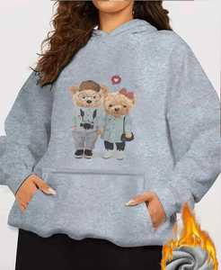 Stylish and Cozy Men's Winter Hoodie 100% Cotton Digital Printing for Winter Wear - Product Image 3