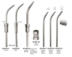 Instrument de rasage osseux pour implants dentaires, outil en acier inoxydable, collecteur chirurgical droit et incurvé au choix, collecteur osseux - Product Image 2