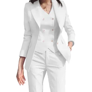 High Quality Women Suits 3 Pieces Classic Women Solid Blazer Work Suits Formal Business Suits for Women