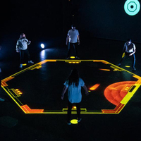 Équipement de jeu interactif pour parc d'attractions projecteur de sol interactif led