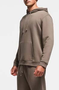 Fashionable 100%cotton <b>hoodies</b> <b>mens</b> Custom 3D puff printed logo premium Quality autumn casual wear solid <b>grey</b> colour <b>hoodies</b> <b>men</b> - Product Image 2