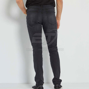 Pantalones de Hombre al por Mayor con MOQ Bajo, Diseño Personalizado, Último Modelo, Pantalones Vaqueros Lavados para Venta en Línea - Product Image 4