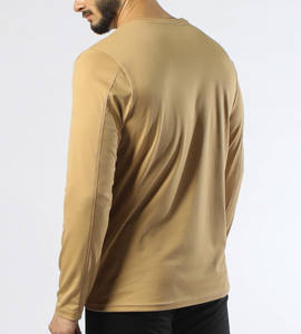 100% Cotton O-Neck <b>Long</b> Sleeve <b>T</b>-<b>Shirts</b> <b>for</b> <b>Men</b> Comfortable Breathable Summer Wear Customized Worsted Pattern High Quality - Product Image 5