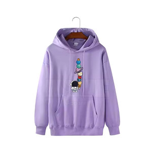 Sudadera con capucha estampada Puff manga larga ropa de calle hecha en fábrica Slim Fit hombres Sudadera con capucha estampada Puff para venta en línea - Product Image 1