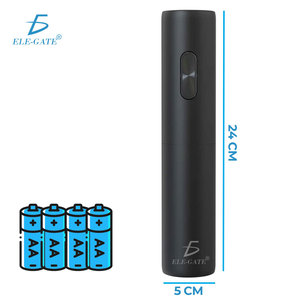 Cavatappi Elettrico Automatico Personalizzabile con Logo, Apribottiglie in Acciaio Inox con Tagliacapsule in Pelle per Vino Rosso, Ideale per Promozioni - Product Image 3