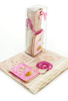 Coffret cadeau musulman Tapis de prière Tasbih Boîte cadeau islamique transparente pour le Ramadan Cadeaux de mariage et souvenirs musulmans Couverture de Coran