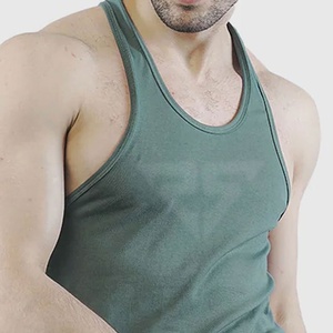 Diseño personalizado mejor calidad moda blanco negro algodón gimnasio desgaste hombres camisetas sin mangas entrenamiento Culturismo - Product Image 6