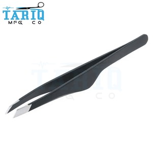 Nouvelle pince à épiler à sourcils Hair Beauty Pince à épiler en acier inoxydable inclinée - Product Image 1