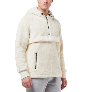 Offre Spéciale hommes hiver doux Sherpa Zip polaire sweat à capuche respirant haute qualité Street Wear séchage rapide hommes polaire à capuche - Product Image 3