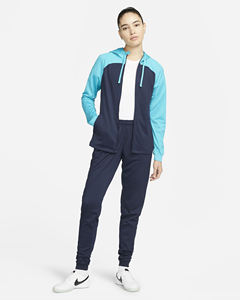 Vêtements de sport d'hiver pour femmes Veste à capuche et pantalon Survêtement Ensemble 2 pièces d'échauffement grande taille avec caractéristiques d'entraînement - Product Image 3