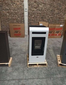 Technologie de chauffage avancée Poêle à granulés de bois haute capacité Utilisation de carburant écologique Moderne pour les villas Grande trémie de production de chaleur - Product Image 4