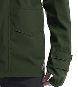 Veste coupe-vent matelassée personnalisée en gros, veste d'hiver pour homme avec fermeture éclair latérale et poches, imperméable coupe-vent - Product Image 3