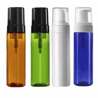 Vente en gros de bouteilles moussantes en plastique PET personnalisées 100ml 150ml 200ml bouteille en mousse avec pompe à mousse nettoyant pour le visage rechargeable articles chauds