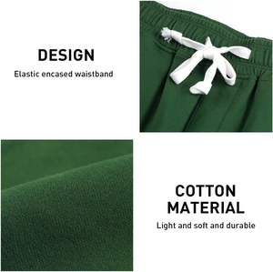 Shorts pour hommes en coton et polyester, shorts de jogging pour hommes, shorts de sport pour hommes, taille élastique, coton uni, shorts pour hommes - Product Image 6