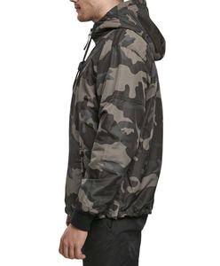 Chaqueta Anorak Personalizada al por Mayor, de Alta Calidad, Ecológica, Impermeable, 100% Poliéster, con Media Cremallera y Cuello Alto para Hombre - Product Image 6