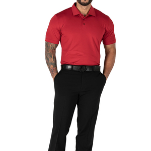 Polo de algodón 100% de alta calidad para hombre, camiseta de manga corta personalizada con diseño de logotipo propio, camisetas polo transpirables de Color sólido para hombre - Product Image 5