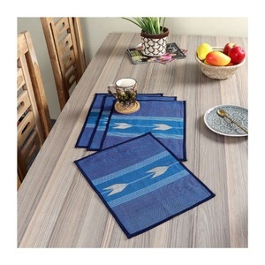 Custom Luxury Sailing Boat Printed Home Restaurant Dining 100% Organic Cotton GOTS Certificate Heat-insulation Table Place <b>Mats</b> - Product Image 5