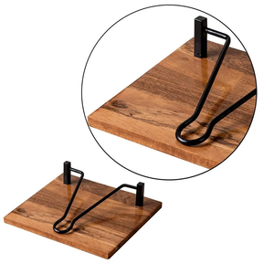 High Quality Wooden and Iron Napkin <b>Holder</b> Table and <b>Kitchen</b> Dining <b>Tissue</b> Box for Hotel and Restaurant Use - Product Image 5
