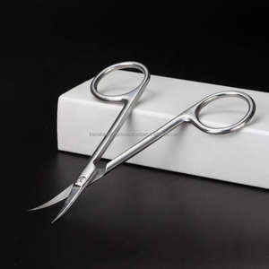 Kaneka Enterprises Stainless Steel Russian <b>Curved</b> Sharp Blade Durable Beauty Care Nail Cuticle <b>Scissors</b> for Manicure - Product Image 4